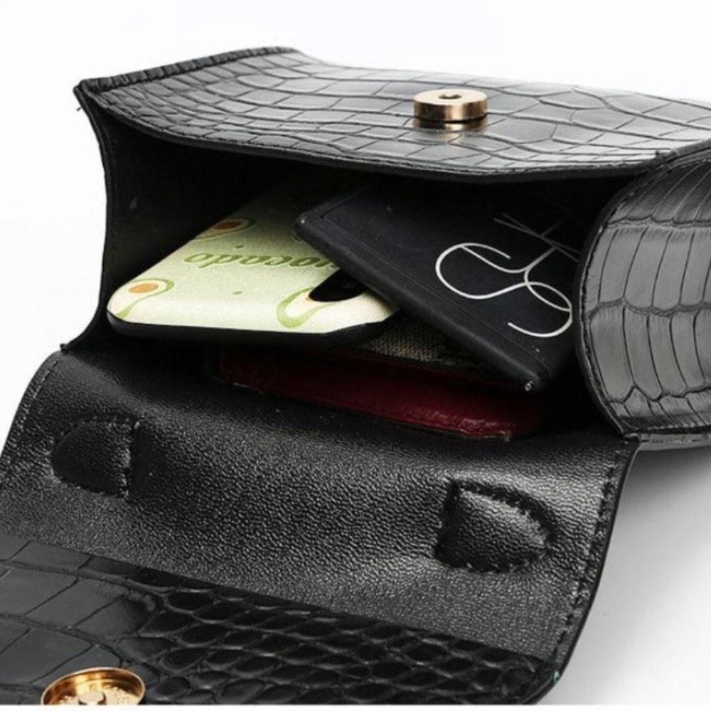 Mini Croc Embossed Chain Satchel ❤️ 5 for 30 - Picture 5 of 6